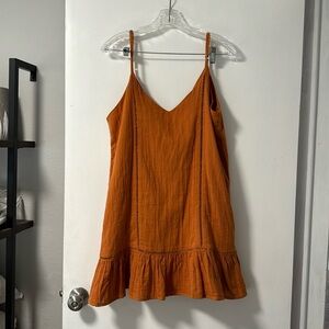 Never worn burnt orange sisstrevolution dress